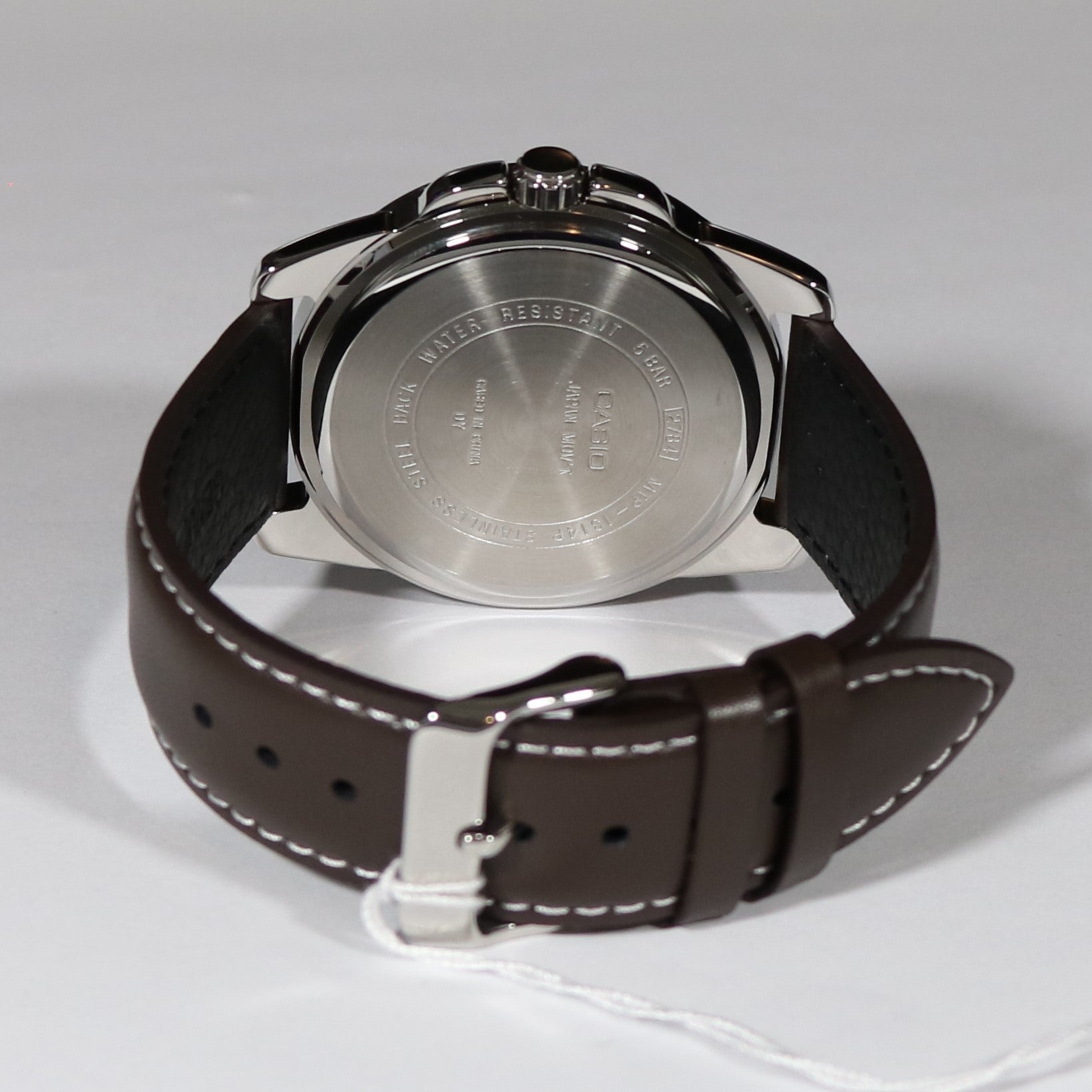 Casio Quartz Stainless Steel White Dial Men's Watch MTP-1314PL-7AVEF