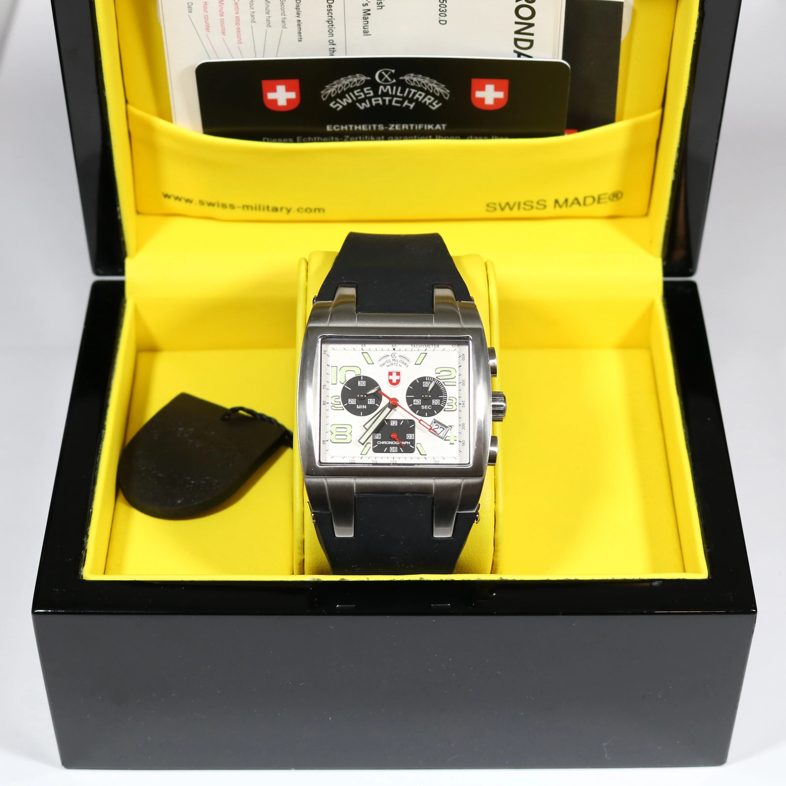 Swiss Military Navy Seals White Dial Chronograph Watch SM1845