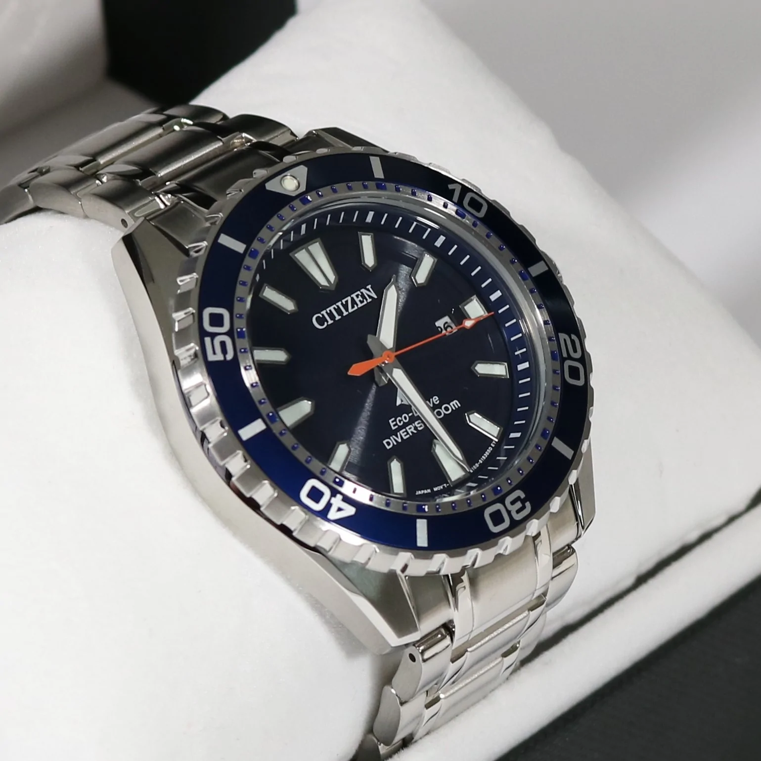 Citizen Eco Drive Promaster Blue Dial 200M Divers Watch BN0191-80L