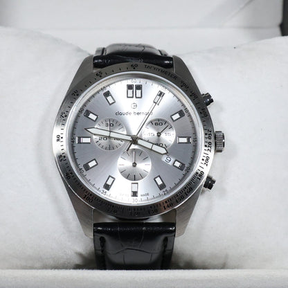 Claude Bernard Men's Silver Dial Stainless Steel Chronograph Watch  10247-3C-AIN