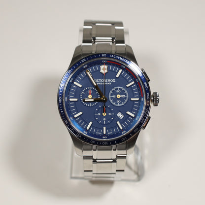 Victorinox Alliance Sport Men's Blue Dial Stainless Steel Chronograph Watch 241817