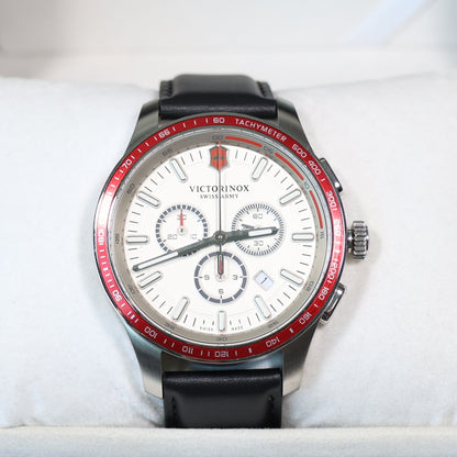 Victorinox Alliance Men's Sport Chronograph White Dial Watch 241819 - Chronobuy