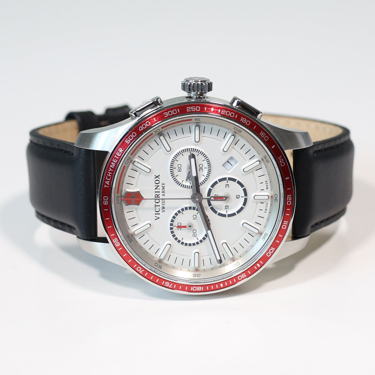 Victorinox Alliance Men's Sport Chronograph White Dial Watch 241819 - Chronobuy