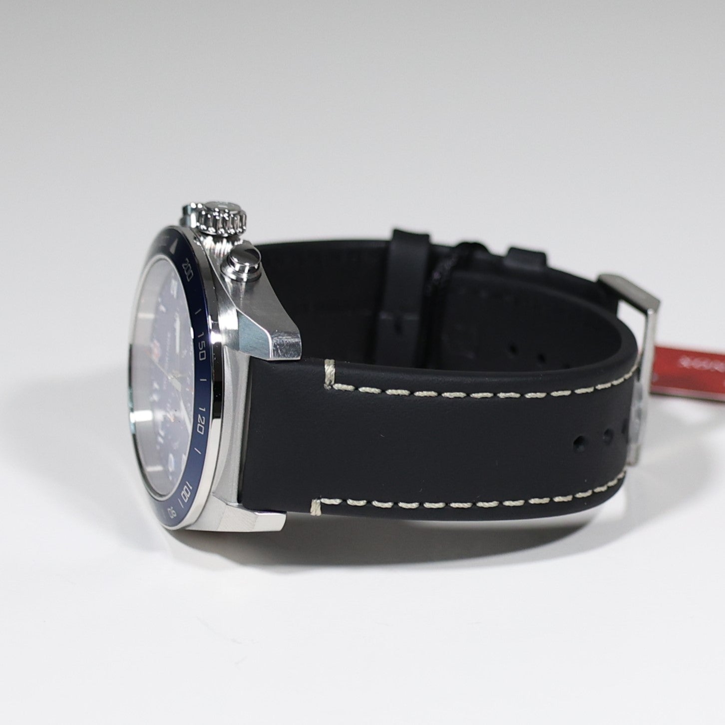Victorinox Swiss Army Chrono Men's Blue Dial Leather Strap Watch 242047