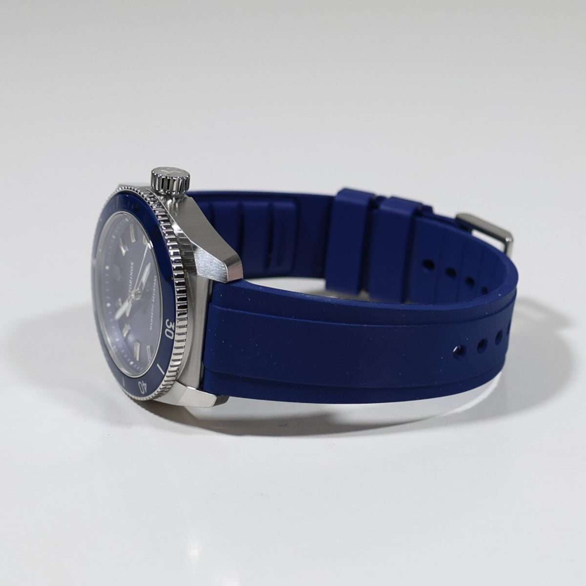 Victorinox Maverick Blue Dial Rubber Strap 39mm Watch 242094 - Chronobuy