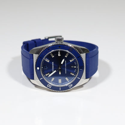Victorinox Maverick Blue Dial Rubber Strap 39mm Watch 242094 - Chronobuy