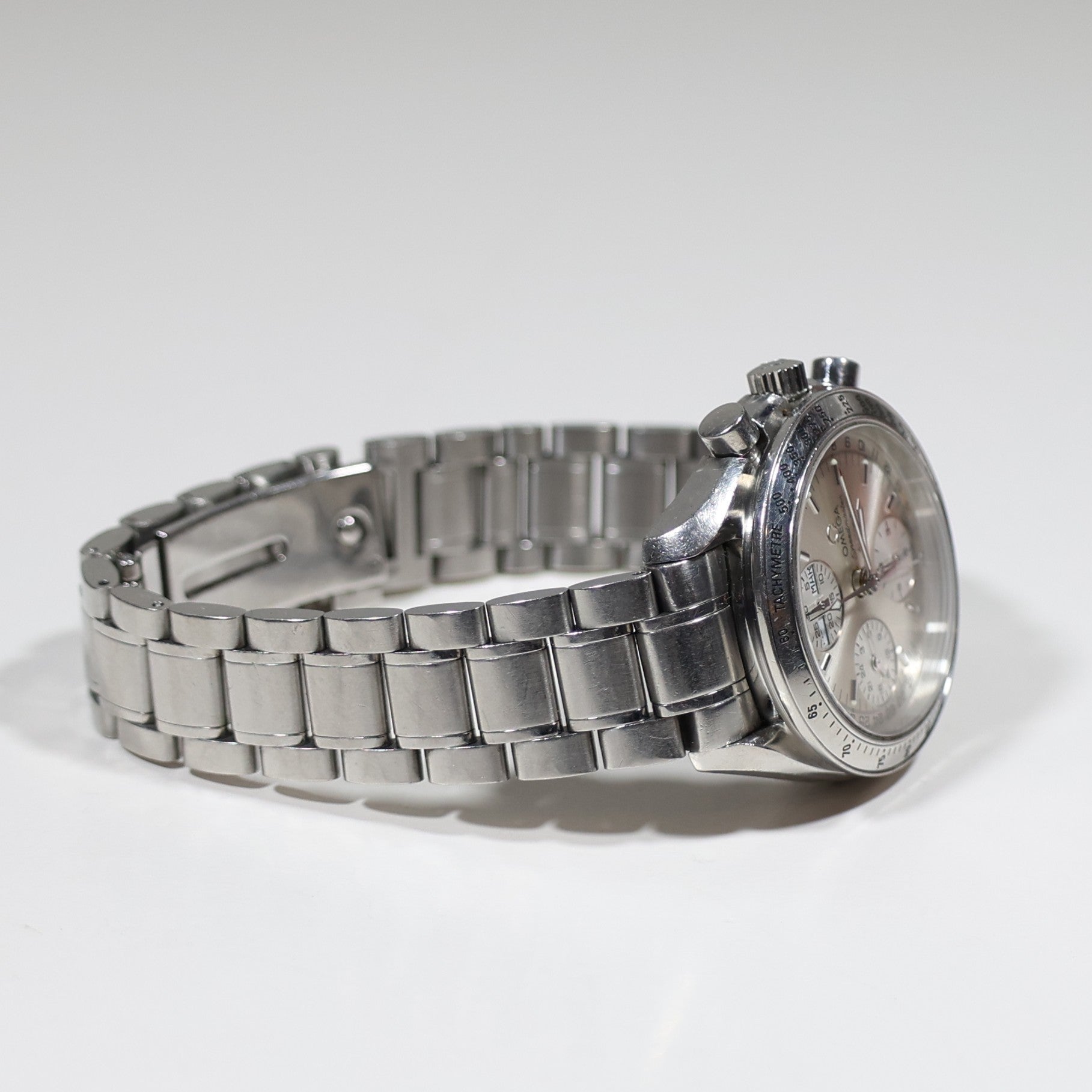 Omega Speedmaster Day Date Men's Stainless Steel Watch Pre-Owned 3523.30.00 - Chronobuy