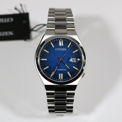 Citizen Tsuyosa Automatic Men's Stainless Steel Blue Gradient Dial Watch NJ0151-