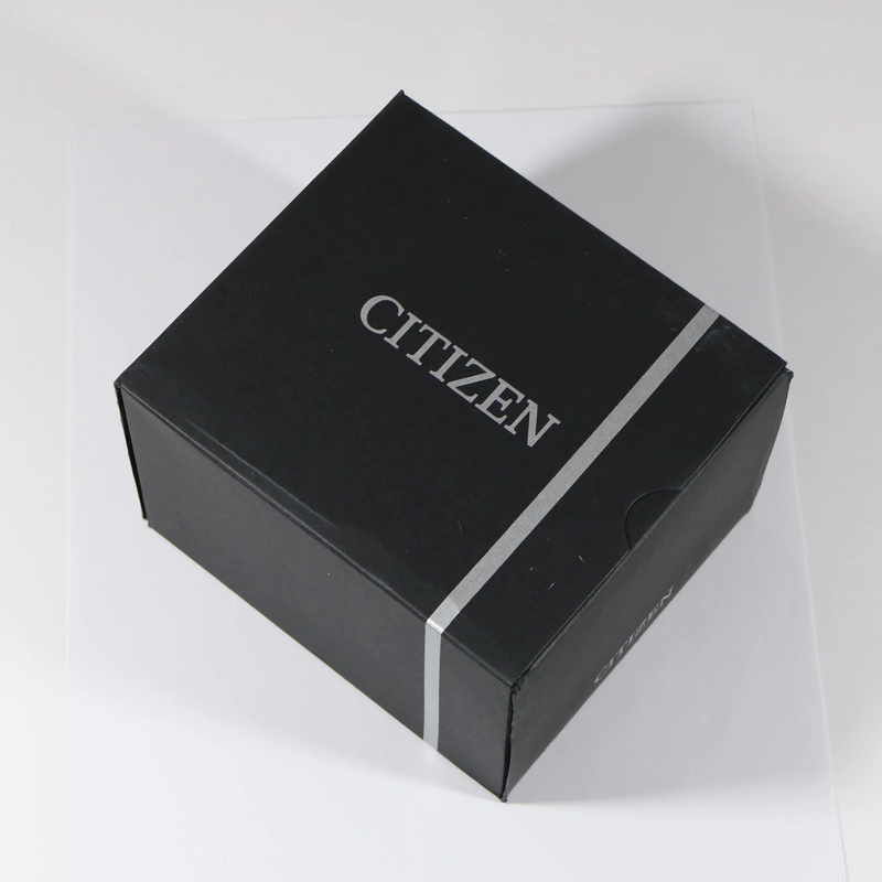 Citizen Eco-Drive Black Dial Stainless Steel Men's Dress Watch AW0100-86EE