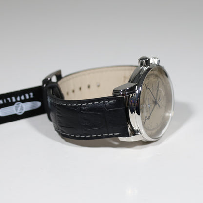 Zeppelin Quartz Men's 100 Jahre GMT 42mm Pilots Watch 7640-5
