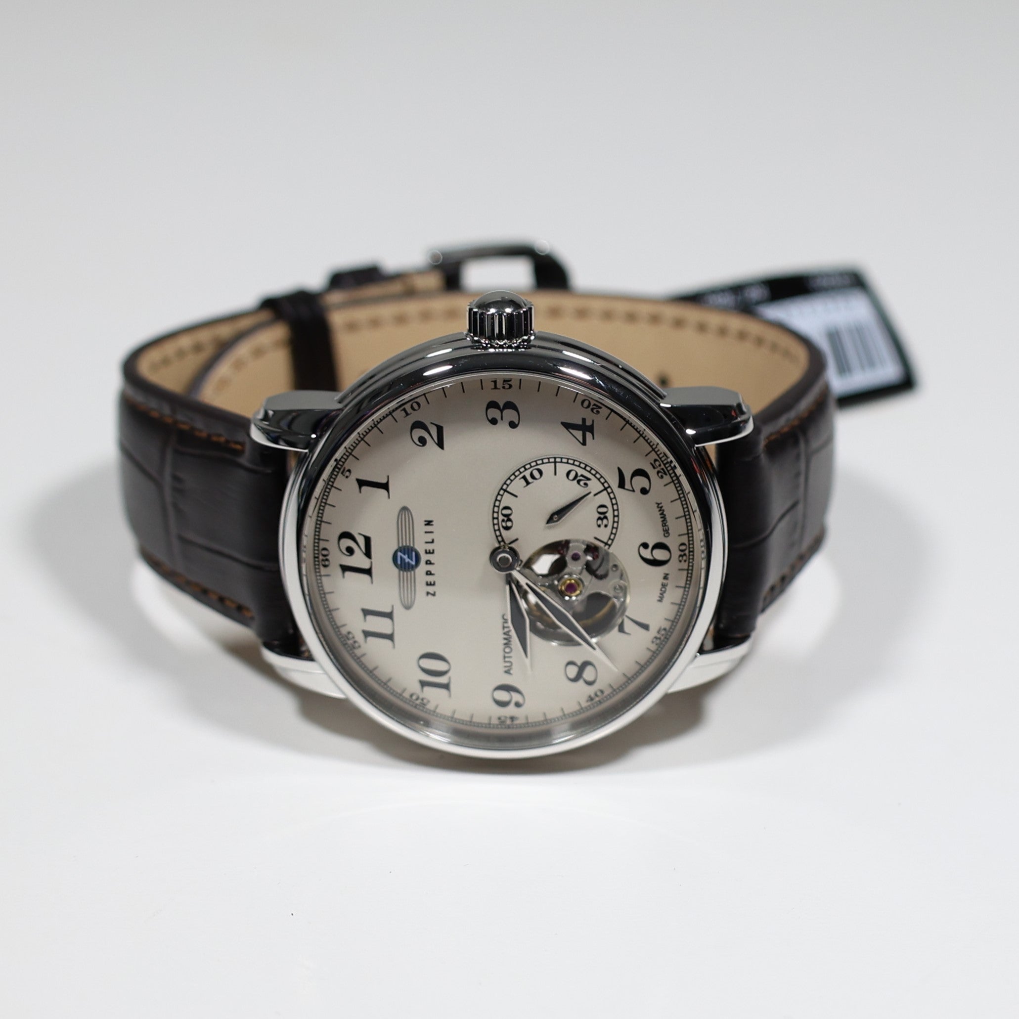 Zeppelin LZ127 Graf Zeppelin Automatic Men's Skeleton Champagne Dial Watch 7666-5