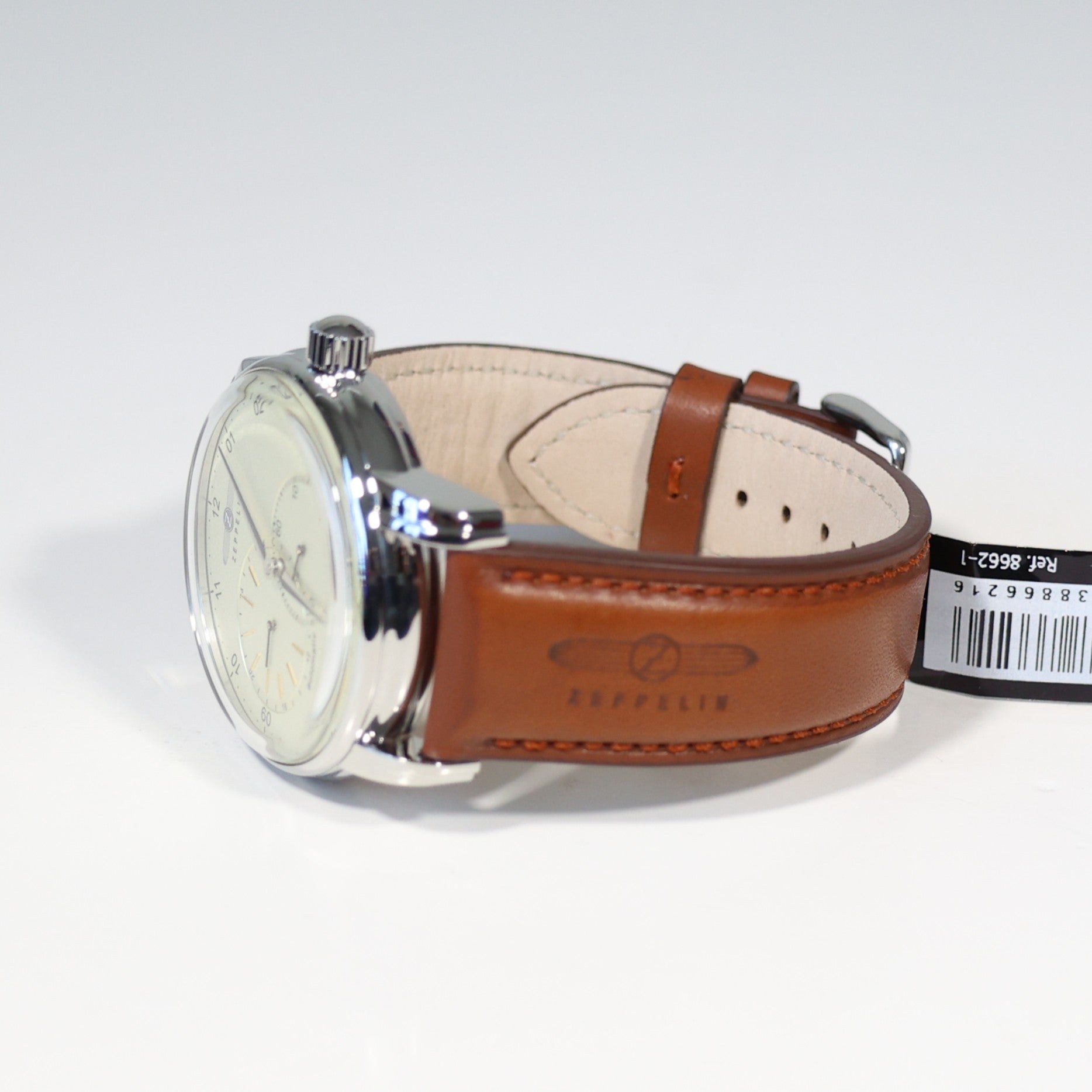 Zeppelin Captains Line Men's Automatic Beige Dial Watch 8662-1 - Chronobuy