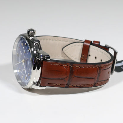 Zeppelin Mediterranee Blue Dial Quartz Moon Phase Men's Watch 9636-3 - Chronobuy