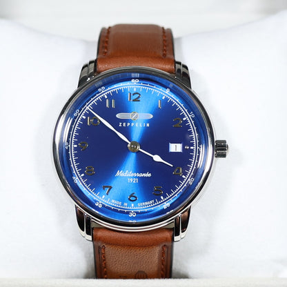 Zeppelin Mediterranee 1921 Blue Dial Men's Quartz Watch 9640-3