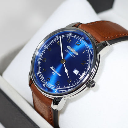 Zeppelin Mediterranee 1921 Blue Dial Men's Quartz Watch 9640-3