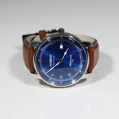 Zeppelin Mediterranee 1921 Blue Dial Men's Quartz Watch 9640-3