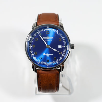Zeppelin Mediterranee 1921 Blue Dial Men's Quartz Watch 9640-3