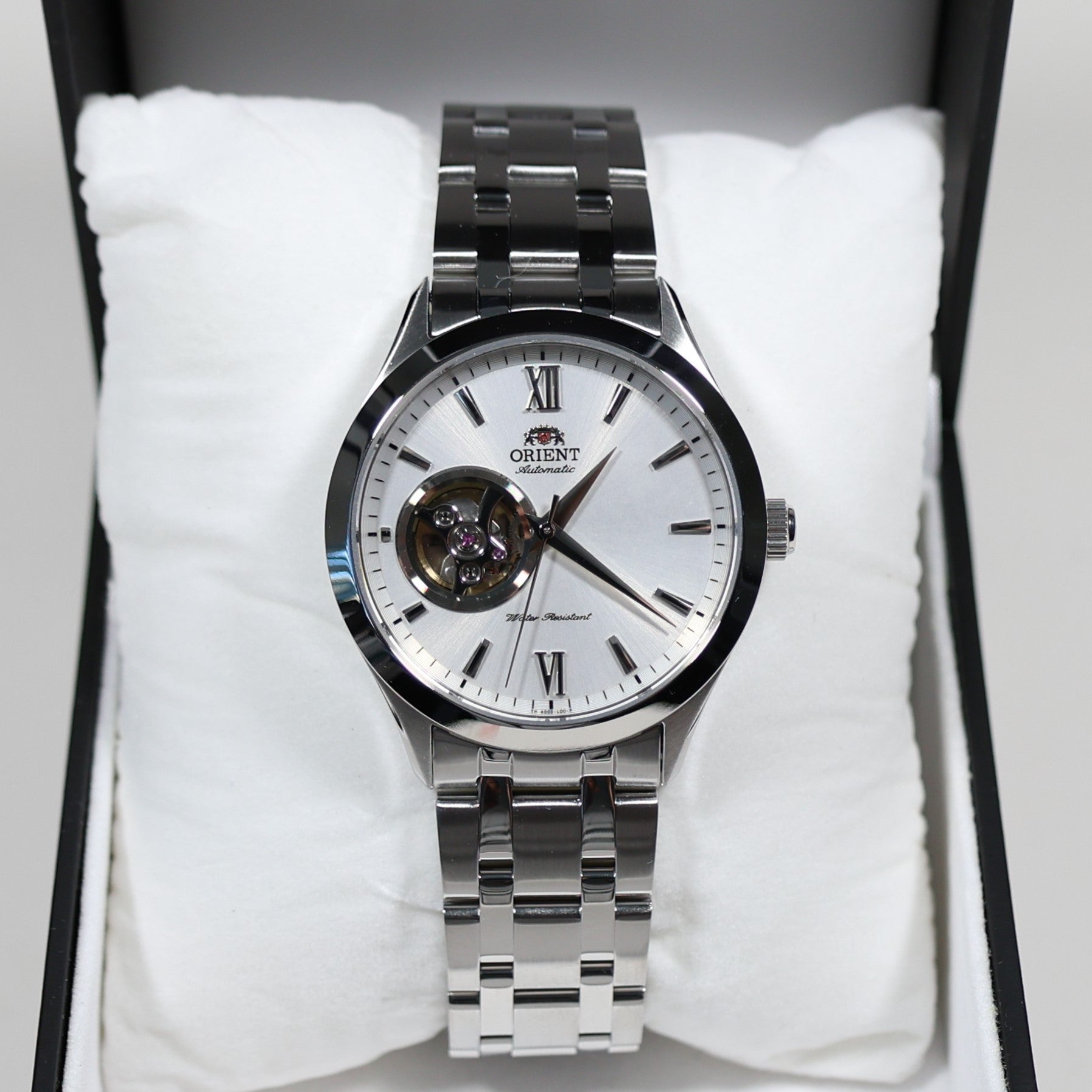 Orient Open Heart Automatic Silver Dial Men's Watch AG03001W