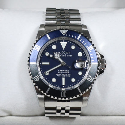 Duxot Atlanctica Men's Stainless Steel Blue Dial Automatic Watch DX-2057-44