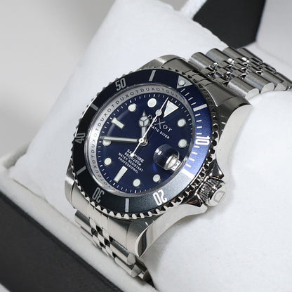 Duxot Atlanctica Men's Stainless Steel Blue Dial Automatic Watch DX-2057-44