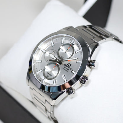 Casio Edifice Silver Dial Men's Chronograph Watch EFB-710D-7AVUEF