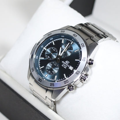 Casio Edifice Men's Blue Dial Stainless Steel Chronograph Watch EFR-526D-2AVUEF