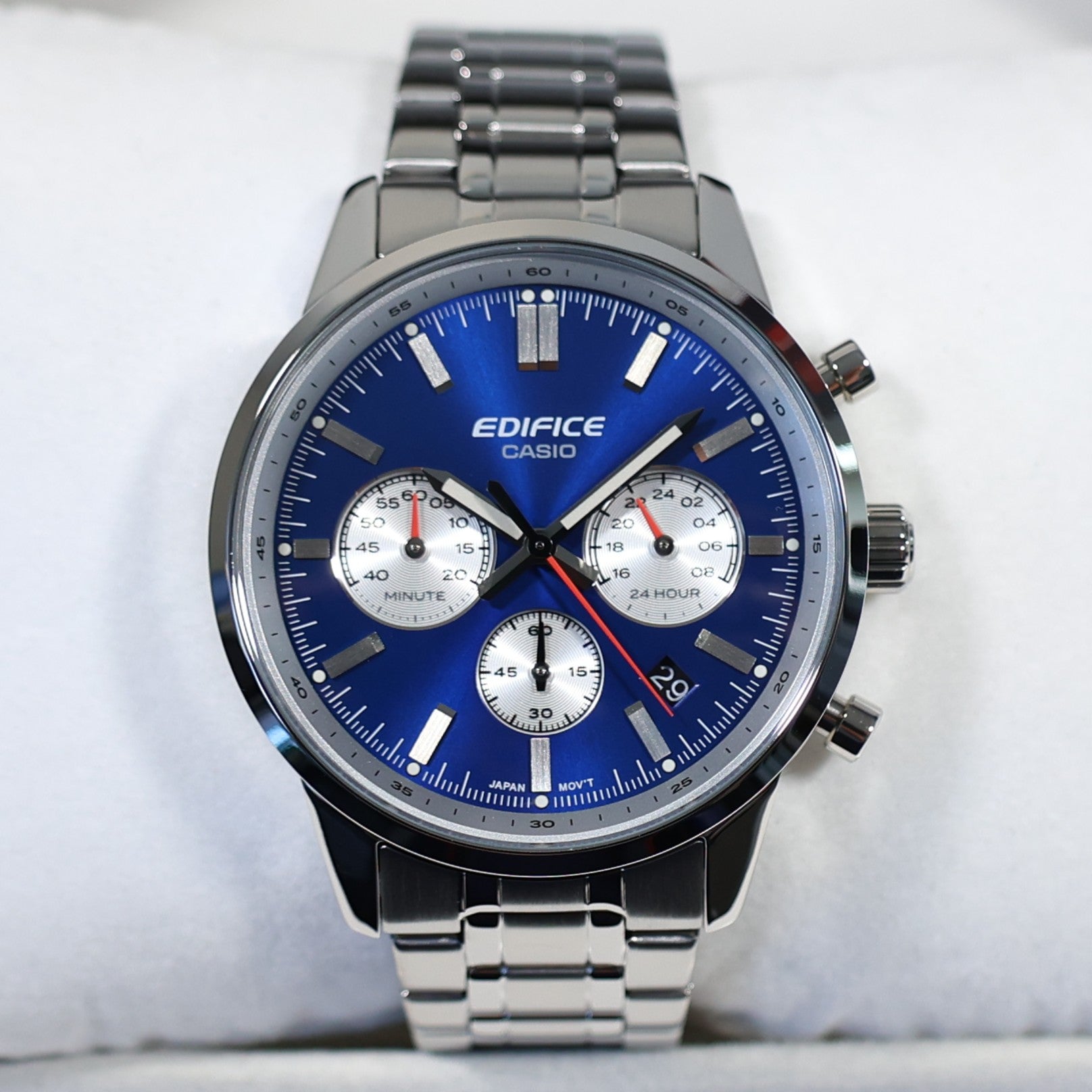 Casio Edifice Blue Dial Men's Chronograph Watch EFR-575D-2AEF