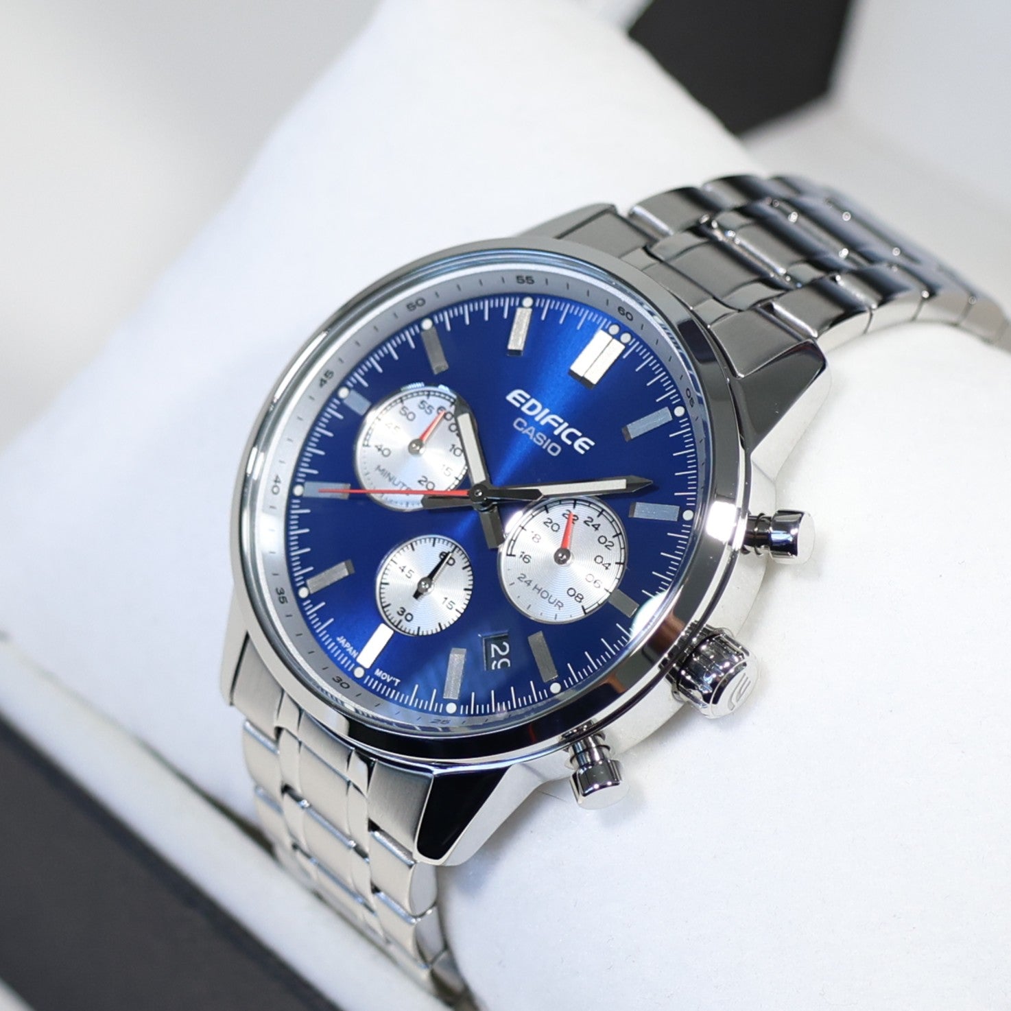 Casio Edifice Blue Dial Men's Chronograph Watch EFR-575D-2AEF