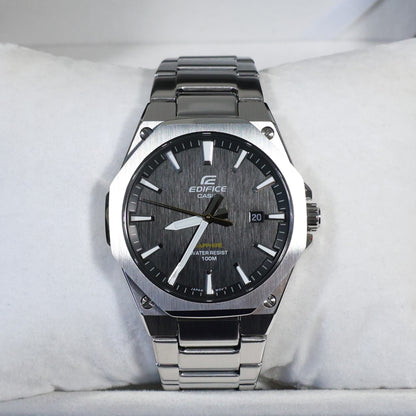 Casio Edifice Men's Black Dial Stainless Steel Sports Watch EFR-S108D-1AVUEF