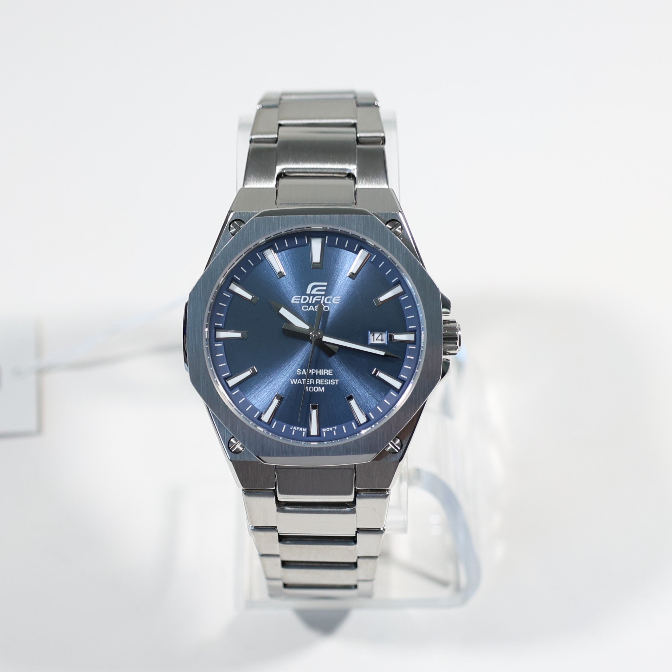 Casio Edifice Men's Blue Dial Stainless Steel Sports Watch EFR-S108D-2AVUEF