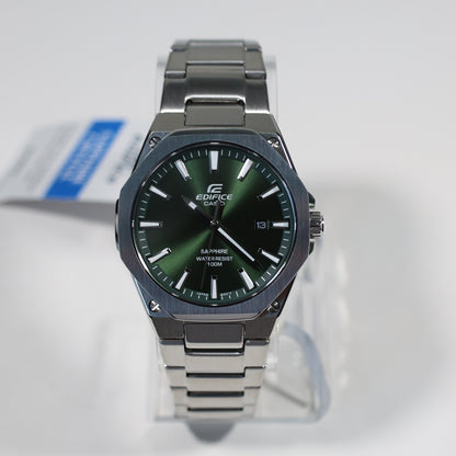 Casio Edifice Men's Green Dial Stainless Steel Sports Watch EFR-S108D-3AVUEF