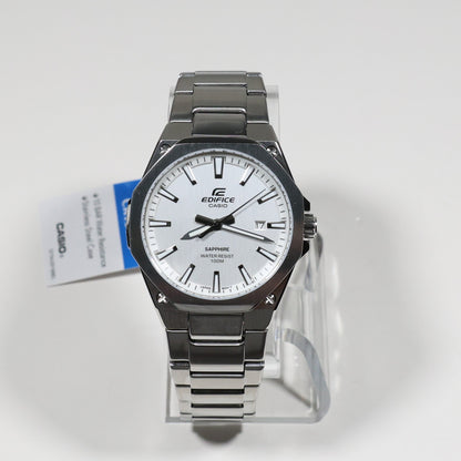 Casio Edifice Men's Silver Dial Stainless Steel Sports Watch EFR-S108D-7AVUEF