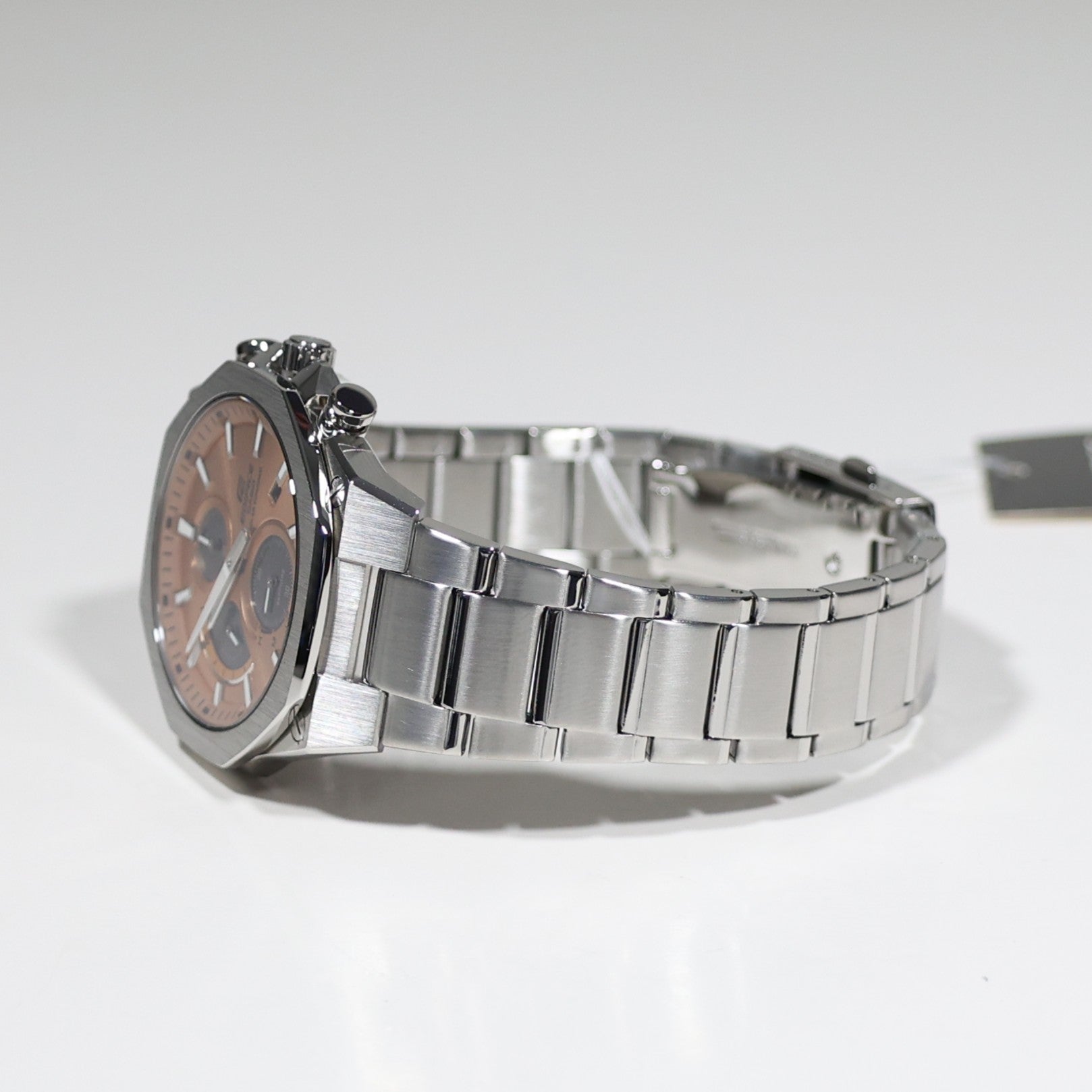 Casio Edifice Solar Salmon Dial Chronograph Men's Solar Watch EFS-S570D-4AUEF