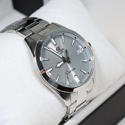 Casio Edifice Silver Dial Men's Sports Stainless Steel Watch EFV-100D-8AVUEF