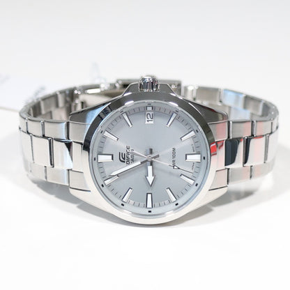 Casio Edifice Silver Dial Men's Sports Stainless Steel Watch EFV-100D-8AVUEF