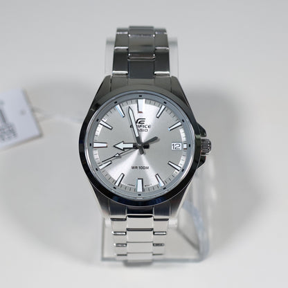 Casio Edifice Silver Dial Men's Sports Stainless Steel Watch EFV-100D-8AVUEF