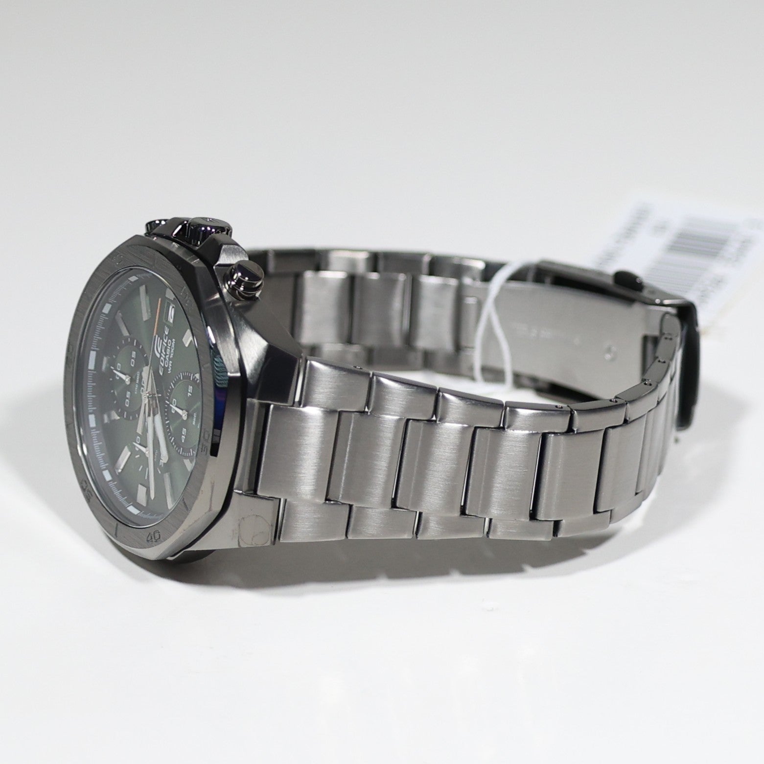 Casio Edifice Stainless Steel Green Dial Men's Chronograph Watch EFV-640DC-3AVUEF