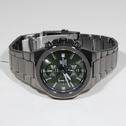 Casio Edifice Stainless Steel Green Dial Men's Chronograph Watch EFV-640DC-3AVUEF