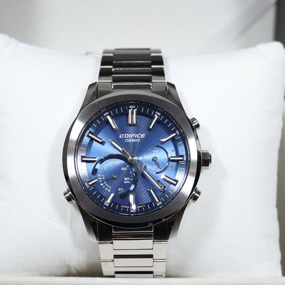 Casio Edifice Solar Blue Dial Men's Chronograph Watch EQB-1300DC-2AEF - Chronobuy