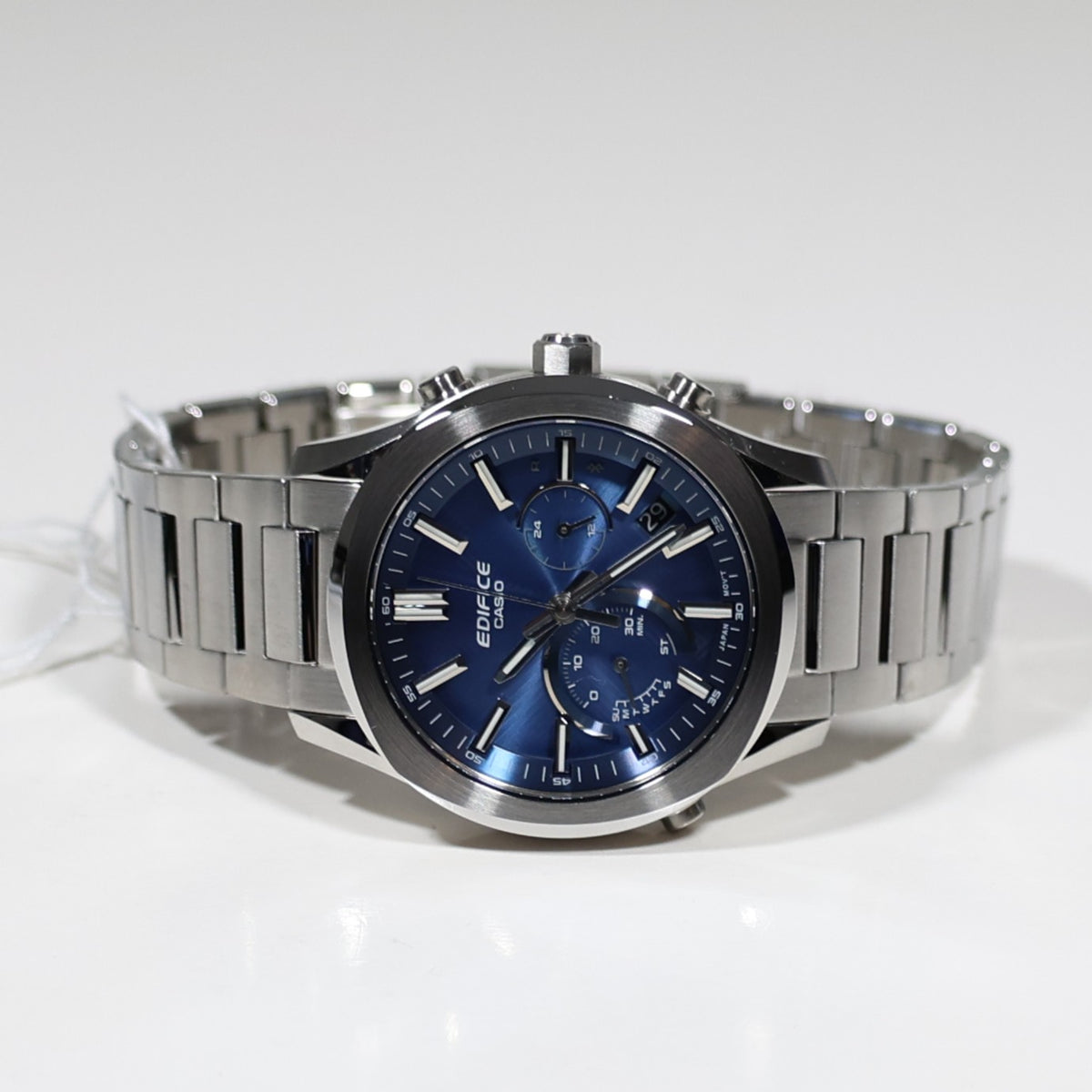 Casio Edifice Solar Blue Dial Men's Chronograph Watch EQB-1300DC-2AEF - Chronobuy