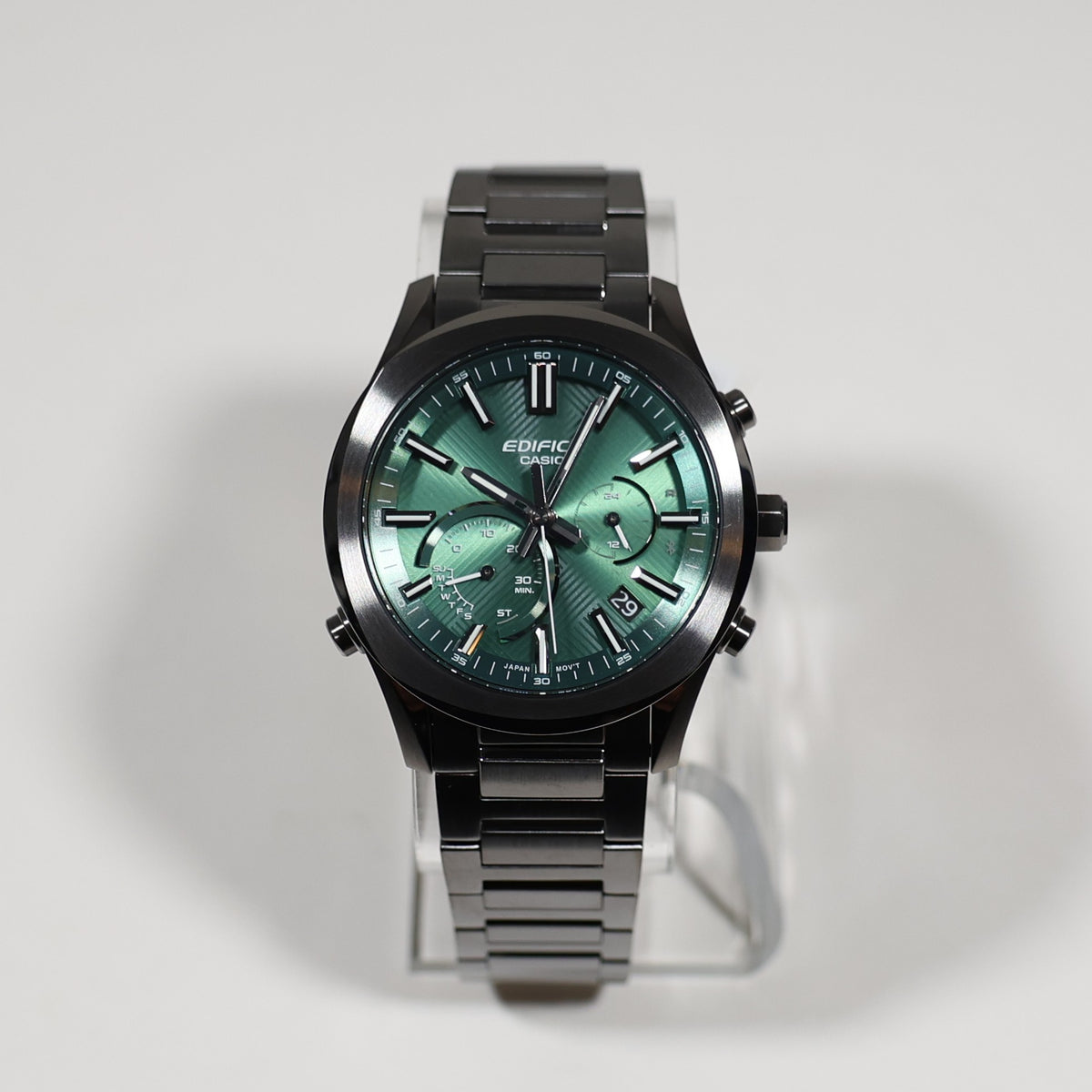 Casio Edifice Solar Green Dial Men's Chronograph Watch EQB-1300DC-3AEF - Chronobuy