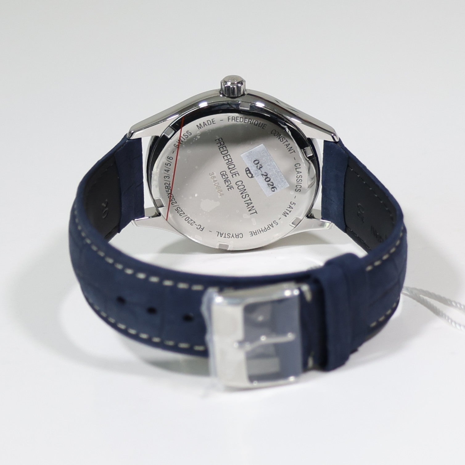 Frederique Constant Men's Blue Dial GMT Classic Watch FC-252NS5B6