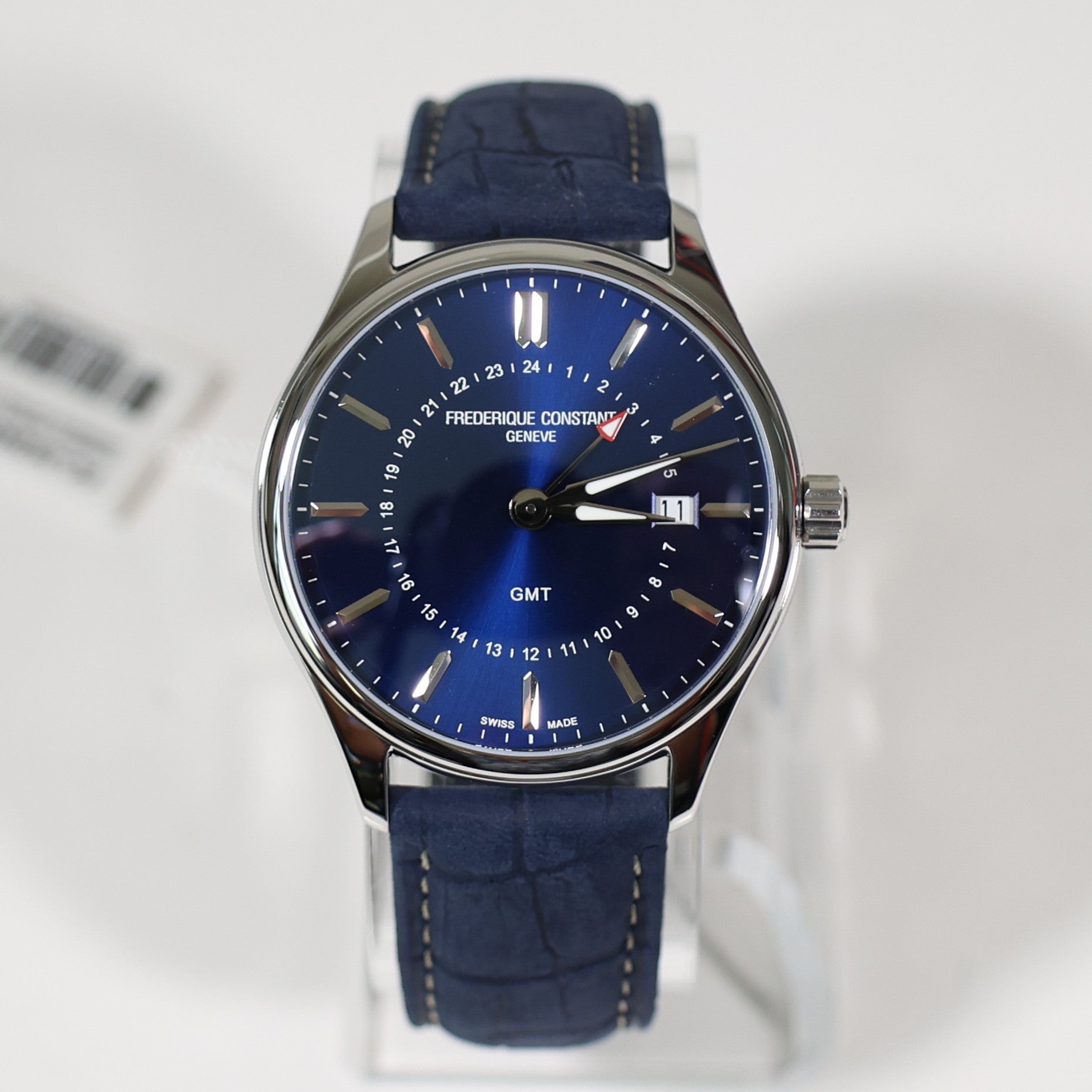 Frederique Constant Men's Blue Dial GMT Classic Watch FC-252NS5B6