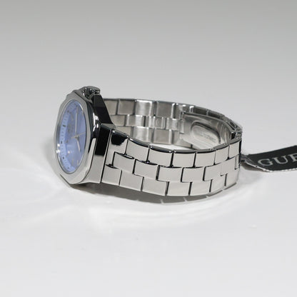 Guess Women's Empress Blue Dial Stainless Steel Quartz Watch GW0873L1