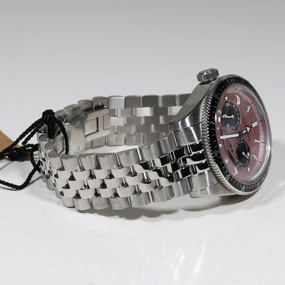 Ingersoll Outlaw Pink Dial Stainless Steel Sporty Men's Watch l17201