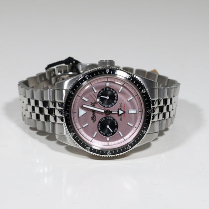 Ingersoll Outlaw Pink Dial Stainless Steel Sporty Men's Watch l17201