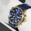 Bulova Marine Star Gold Tone Stainless Steel Chronograph Men's Watch 97B168