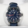 Citizen Eco Drive Men's Stainless Steel Blue Nylon Strap Watch AW5000-16L