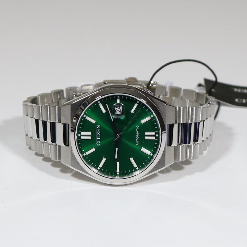 Citizen Tsuyosa Automatic Men's Stainless Steel Green Dial Watch NJ0150-81X
