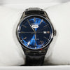 Citizen Men's C7 Series Automatic Blue Dial Black Leather Strap Watch NH8390-20L